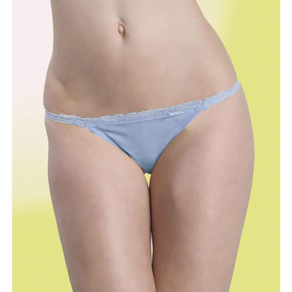 2 PAIR SEVEN TIL MIDNIGHT KEYHOLE THONG PANTIES LINGERIE SIZE 3X NEW